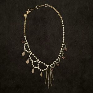 Crystal & faux gem necklace Banana Republic